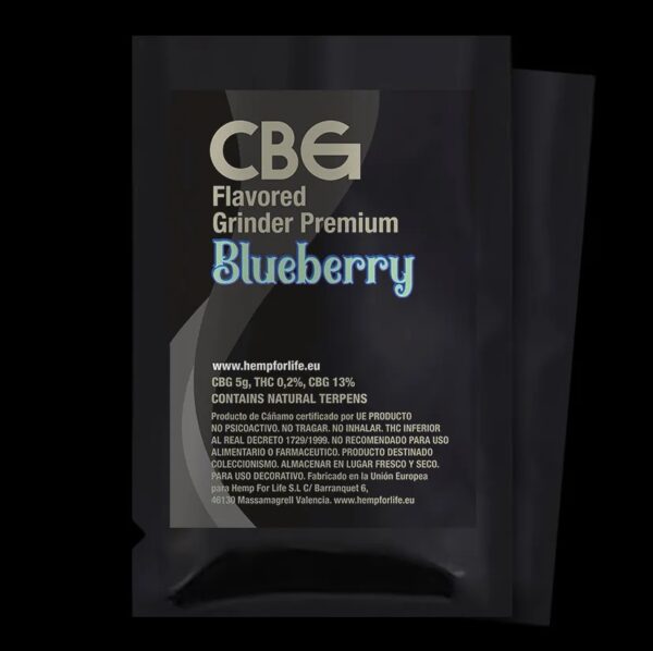 CBG BLUEBERRY + TERPENES 5g FLAVORED GRINDER PREMIUM