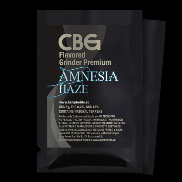 CBG AMNESIA HAZE + TERPENES 5g FLAVORED GRINDER PREMIUM3