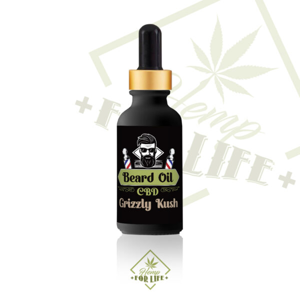 Grizzly Kush Beard Oil with CBD and Canabis Terpenes  30ml