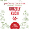 GRIZZLY KUSH Glycerin CBD Soap plus Cannabis Terpenes 120g