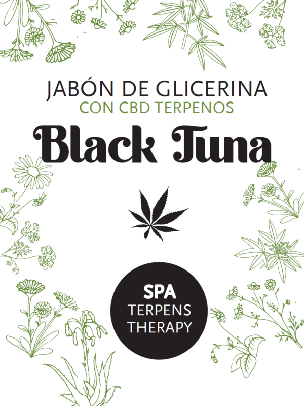 BLACK TUNA Glycerin CBD Soap plus Cannabis Terpenes 120g